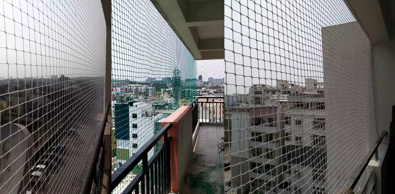 Bird Net Installation
